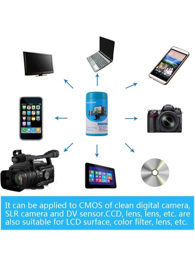 Magic HANDBOSS Anti Static Screen Cleaning Wipes 68 pcs/lot for Computers - Image 3