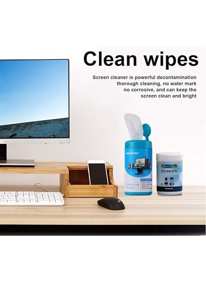 Magic HANDBOSS Anti Static Screen Cleaning Wipes 68 pcs/lot for Computers - Image 2