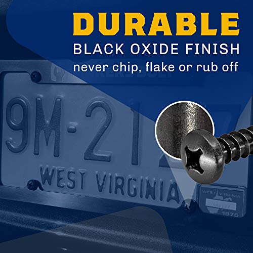 MAKERS BOLT Stainless Steel Screws - Black Head, Oxidized Finish (Pack of 4) - Image 4
