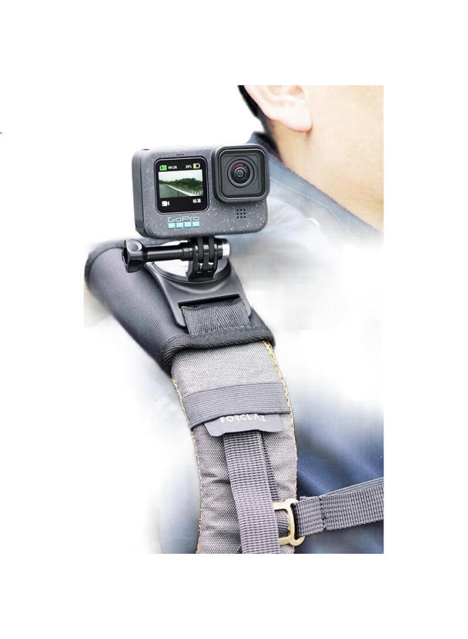 Maxcam/Maisikamu, Suitable For Gopro Ace Pro 2/Gopro 13/12/10 Action Camera Backpack Shoulder Strap Clip Mount Base, Backpack Strap Bracket Accessories - Image 1