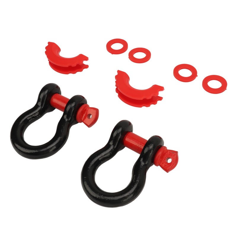D Ring Shackles 4.75T Capacity Heavy Duty Towing Shackles - 19T Breaking Load Pin Anchor Shackle for Off Road Recovery Towing Boating - Image 3