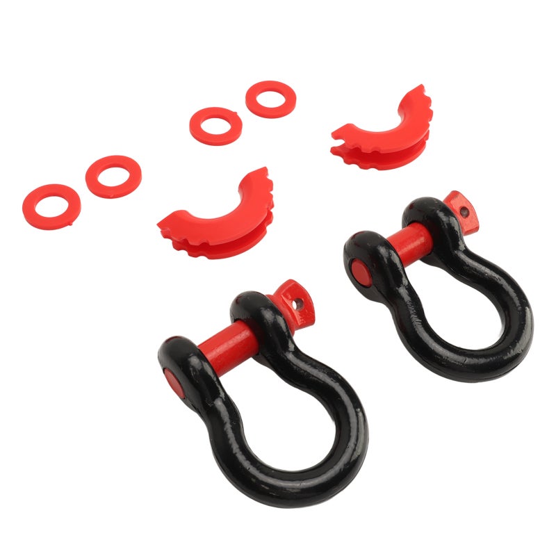 D Ring Shackles 4.75T Capacity Heavy Duty Towing Shackles - 19T Breaking Load Pin Anchor Shackle for Off Road Recovery Towing Boating - Image 4