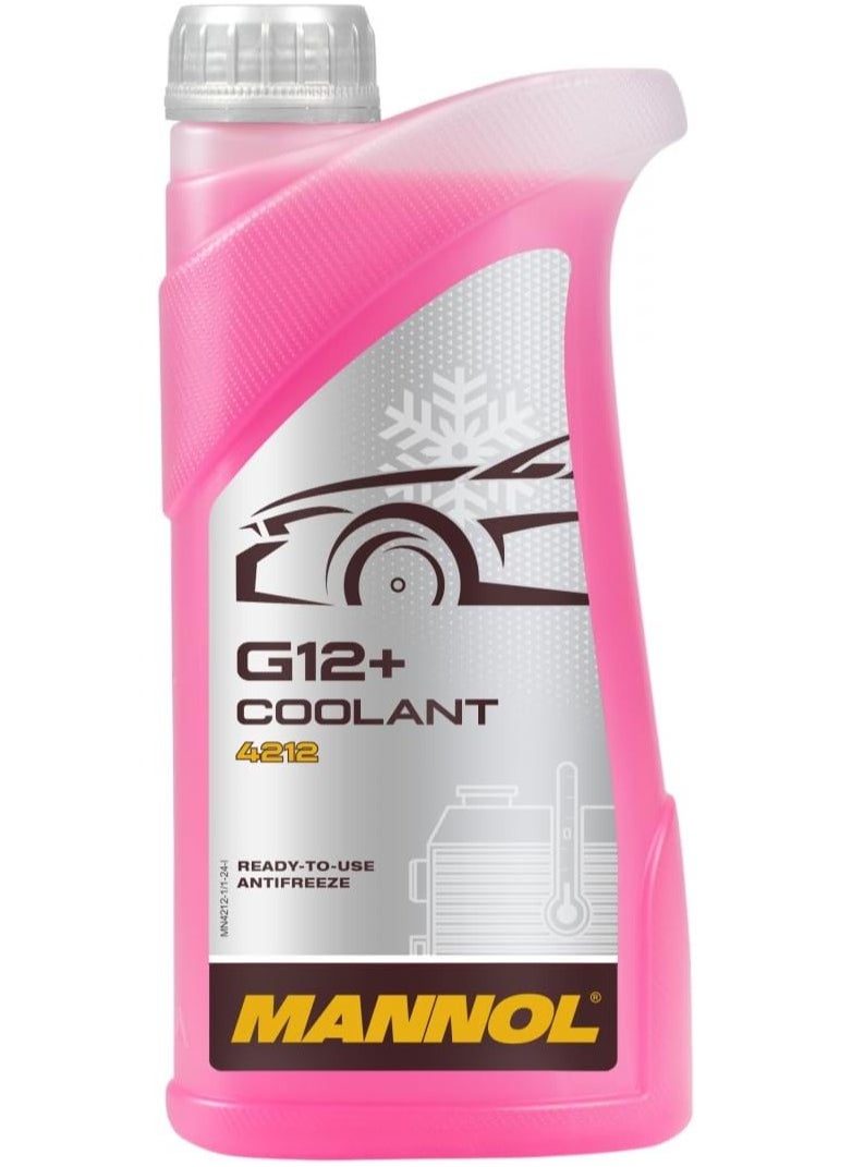 MANNOL Mannol Red G12+ Car Coolant Fluid 1L  - Image 1