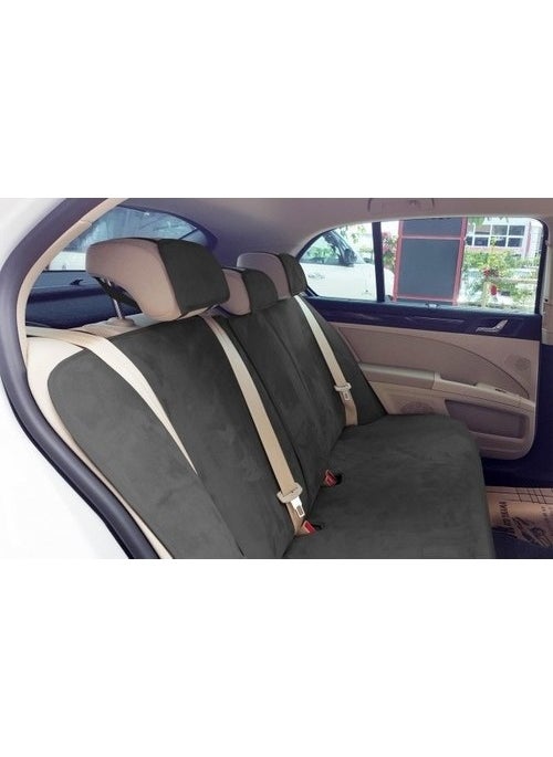 Kırcalı - Ford Mondeo New Generation Seat Protector 2015 and Later Front 2-Piece Cover Cushion Black - Image 1