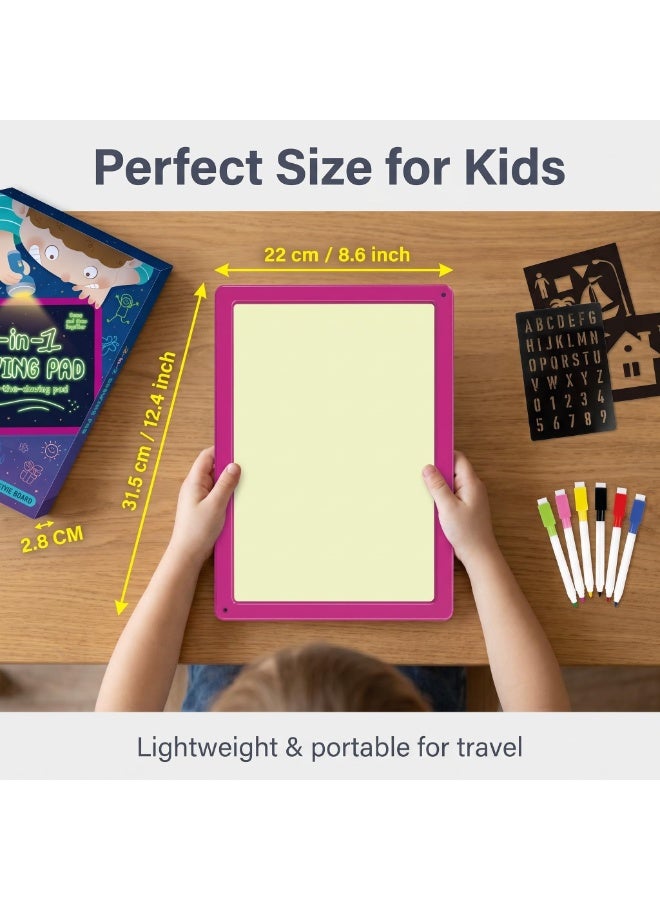 2-in-1 Luminous Drawing Board for Kids - Image 5