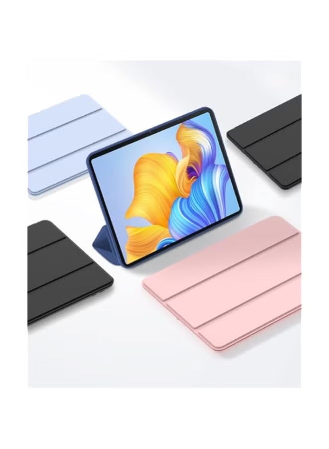 بروماس حافظة متوافقة مع Honor Pad 8 مقاس 12 بوصة، حافظة Honor Tablet 8 مقاس 12.0 بوصة، غطاء واقٍ نحيف ثلاثي الطيات، حافظة كمبيوتر لوحي ذكية قابلة للطي من السيليكون الناعم، تنبيه/غفو تلقائي (أزرق داكن) - Image 5