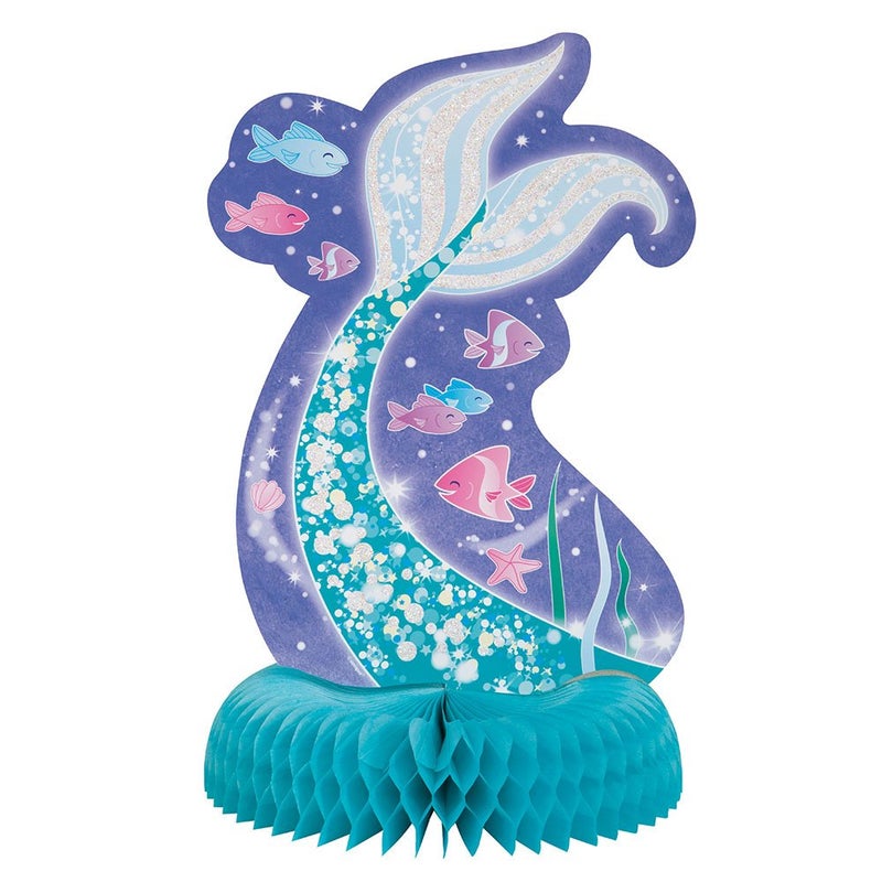 Unique Vibrant Multicolor Paper Mermaid Honeycomb Centerpiece 14 1 Pc Premium Materials Eyecatching Unique Design