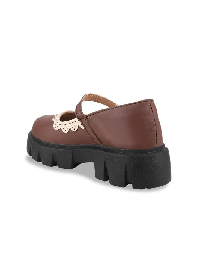 شوتوبيا Shoetopia Girls Mary Janes Platform Heels With Buckles