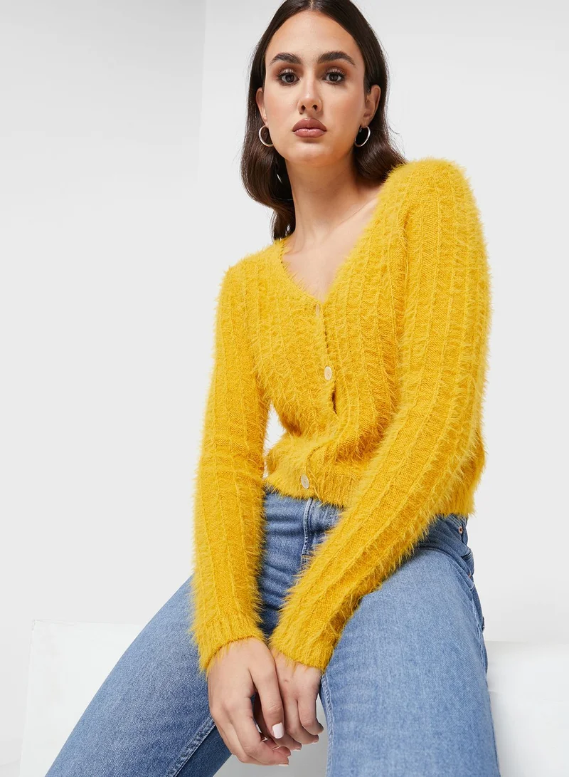 VERO MODA Button Detail Knitted Cardigan