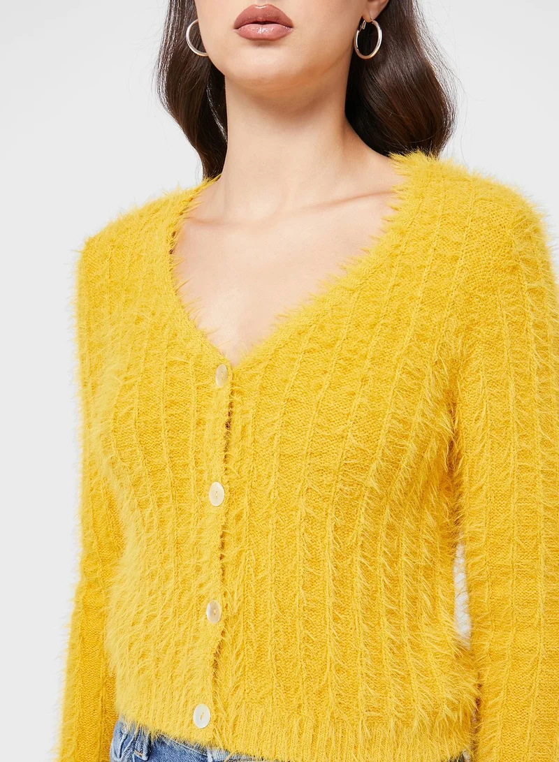 VERO MODA Button Detail Knitted Cardigan