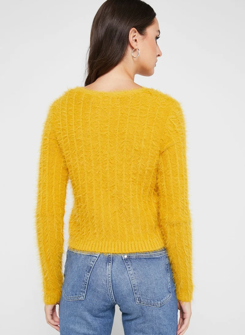 VERO MODA Button Detail Knitted Cardigan
