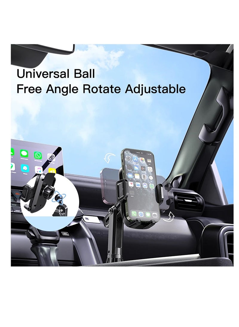 Yesido Car Mobile Holder with 360 Degrees Rotating Cup Yesido C195 - Black  - Image 2