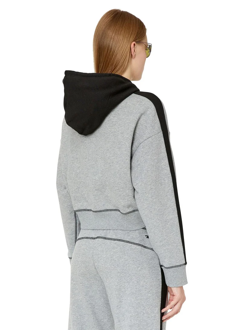 DIESEL Hooded Crop Sweater