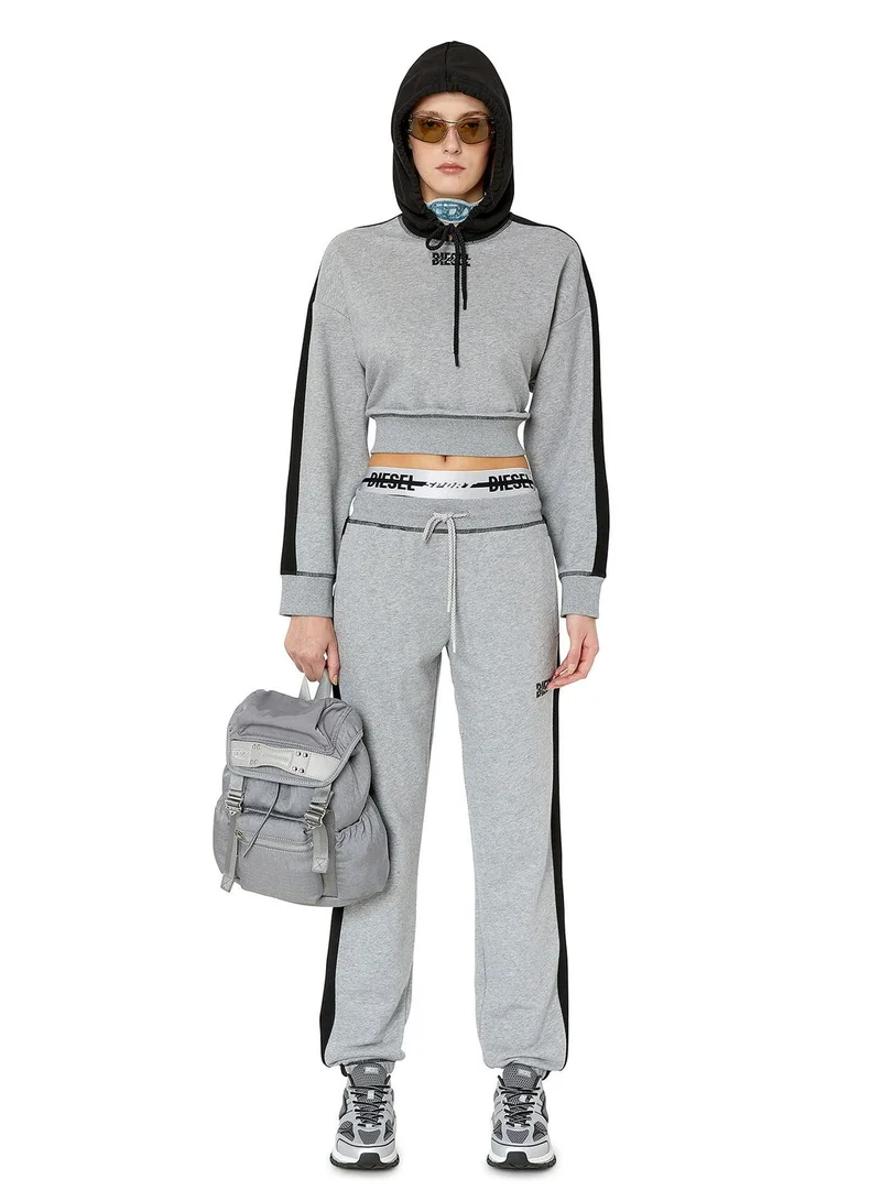DIESEL Hooded Crop Sweater