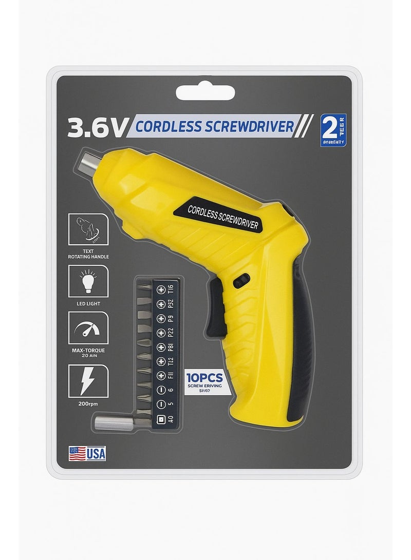 Electric Screwdriver, Rechargeable Cordless Screwdriver Set