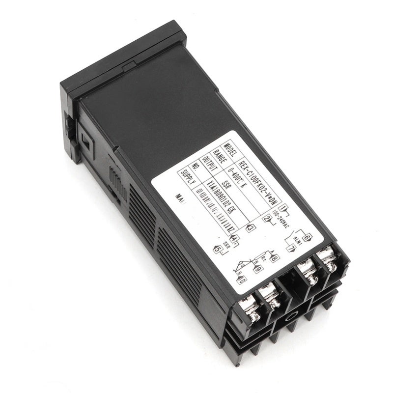Temperature Control Kit 0-400℃ Range Tough Plastic Housing Bright Display Controller - Long 1m Sensor Cable Compressor Delay Protection PID Temperature Controller for Seedling Germination Heating Ferm - Image 1
