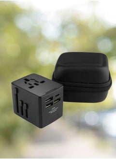 HaveDream Global Conversion Plug, Multi-Function Travel Universal Conversion Socket-European And American Standards (Black-3USB+TYPEC)  - Image 5
