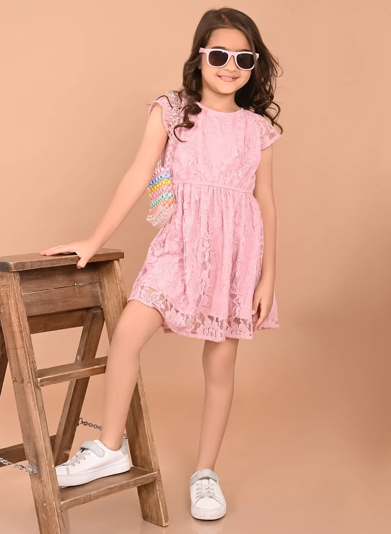 LILPICKS Lace A-Line Dress