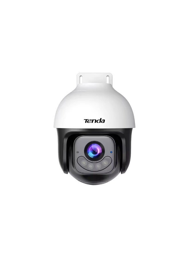 Tenda 3K 360°Outdoor Security Camera - 5MP, Pan/Tilt,Color Night Vision with 4 Spotlights, Dual WiFi Antennas, AI Human & Vieche Detection, 2-Way Audio, Alexa, Plug-in Security Camera Outside(CH7) - Image 1
