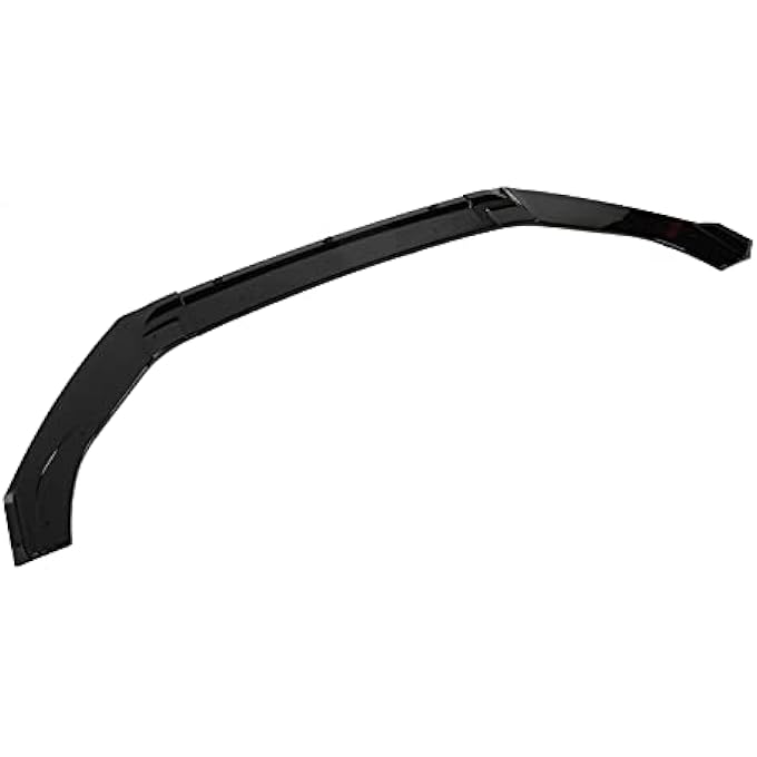 Yechiry Front Bumper Lip, Aggressive Look Lip with Grip Stability, Automotive Grade with Screws Pack, Ideal for MK7, MK7.5 GTD R 2013-2020 (Glossy Black) - Image 4