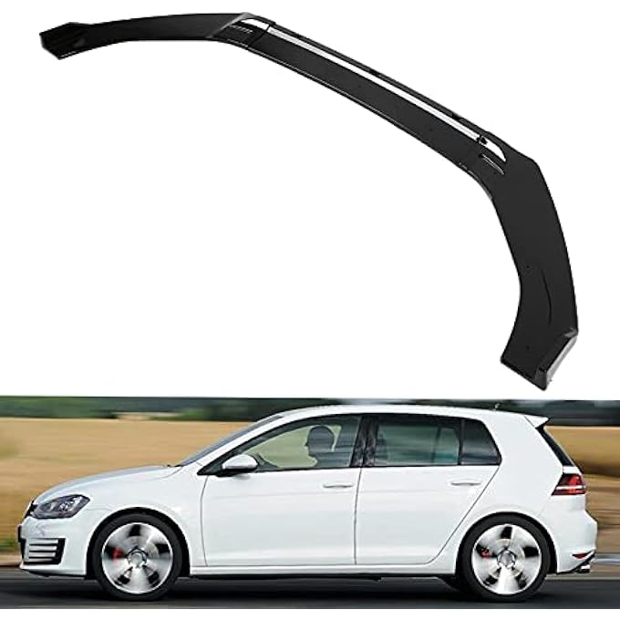 Yechiry Front Bumper Lip, Aggressive Look Lip with Grip Stability, Automotive Grade with Screws Pack, Ideal for MK7, MK7.5 GTD R 2013-2020 (Glossy Black) - Image 5