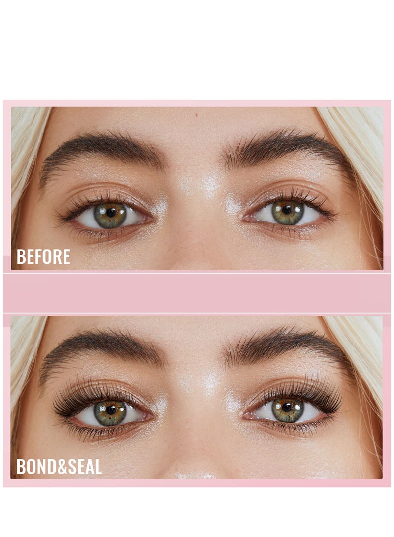 Excefore Lash Bond and Seal Waterproof, Cluster Lash Glue for Cluster Eyelash Extensions, Strip Eyelash Bond and Seal Waterproof with Strong Hold And Latex Free for All Day Wear - Image 5