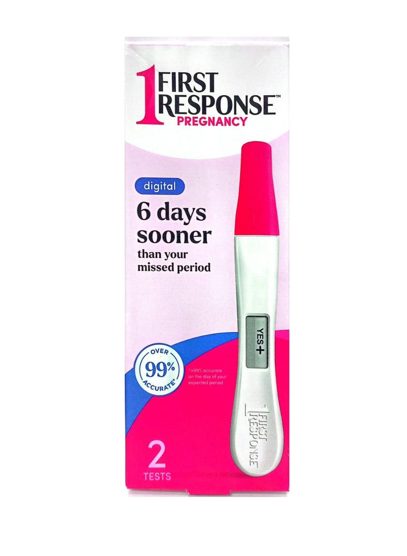 FIRST RESPONSE Digital Pregnancy Test 2 Tests - Image 1
