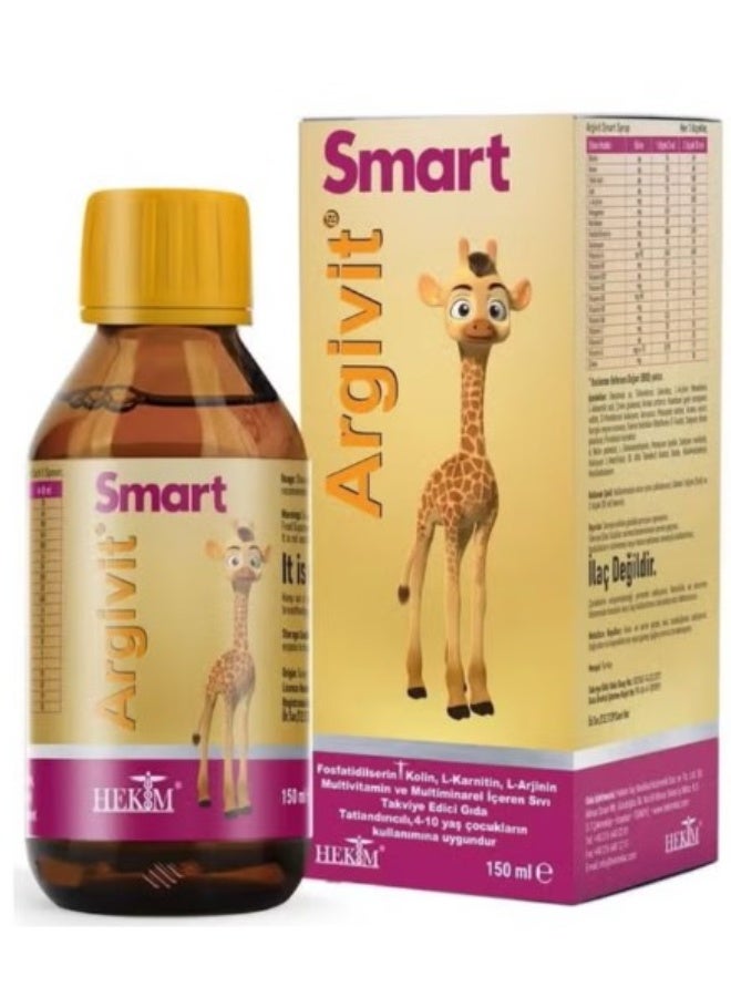 Smart Argivit Multivitamin and Multimineral Food Supplement Syrup, 150ml