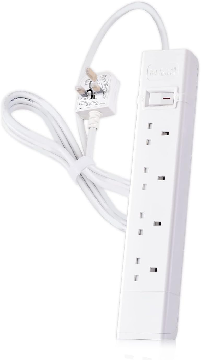 الفنار امتداد الطاقة 2X 4 مقابس 5 أمتار مع 3 مقابس 3 أمتار - Image 2