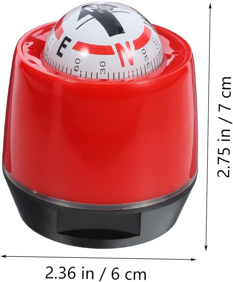 Self Adhesive Car Dash Mount Compass Durable Construction Easy Installation Stylish Design - Image 3