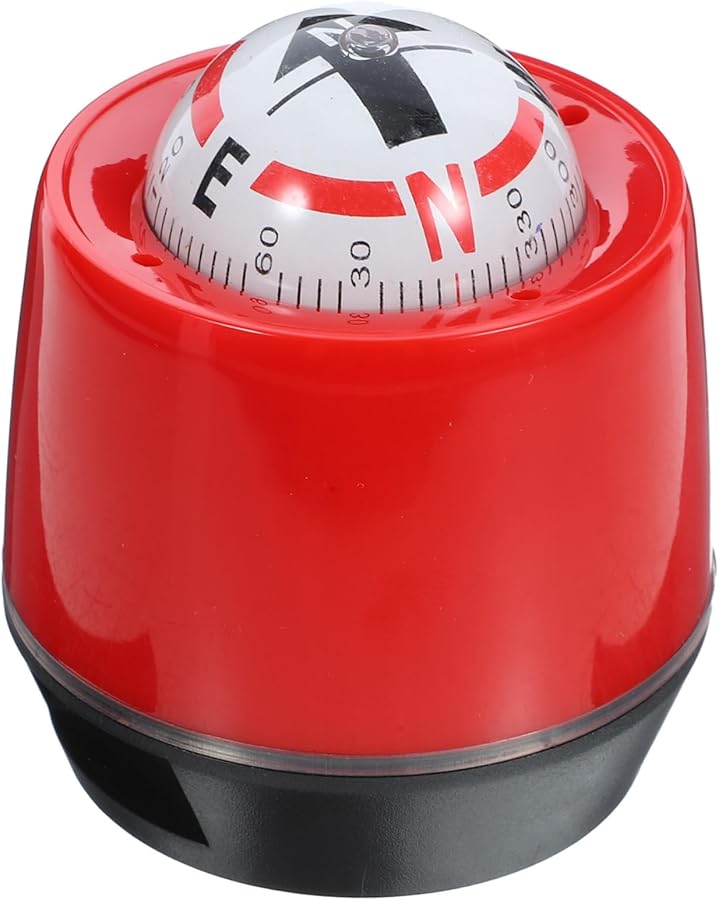 Self Adhesive Car Dash Mount Compass Durable Construction Easy Installation Stylish Design - Image 2