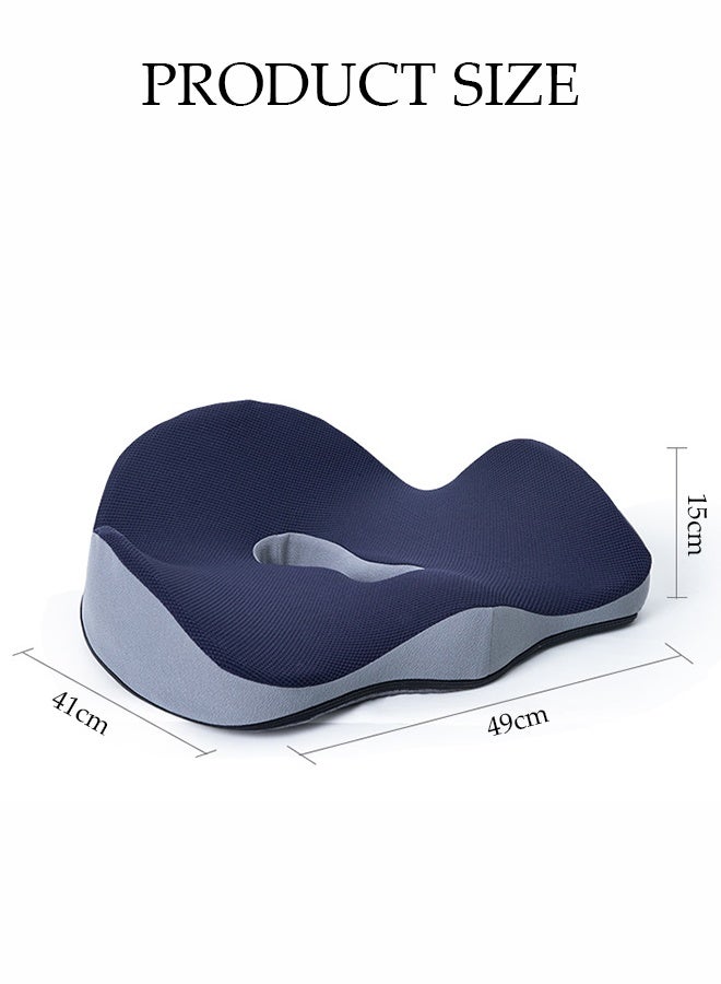 Donut Pillow，Memory Foam Seat Cushion，Multi Functional Waist Protection Cushion,Comfortable and Breathable，Removable and Washable，Suitable for Pregnancy, Hemorrhoids, Postpartum, Sciatica，Driving,Wo - Image 2