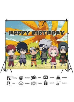 Cartoon Anime Photography Backdrop Happy Birthday Photo Background