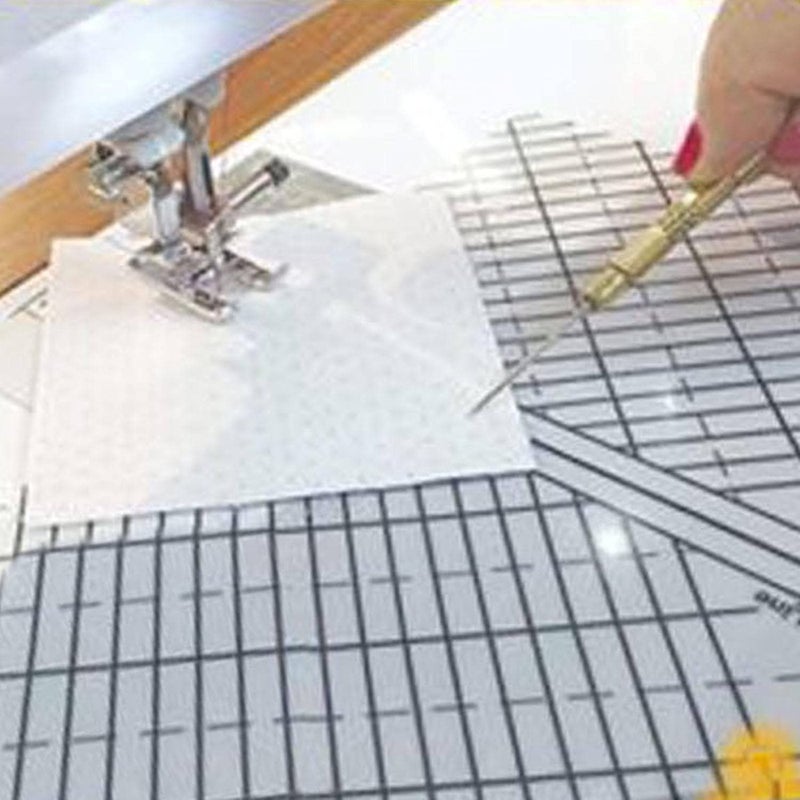 كلاراكو مسطرة مستقيمة للخياطة المقوسة المصنوعة من الأكريليك، قالب خياطة، مسطرة لماكينة الخياطة، أدوات خياطة يدوية الصنع - Image 4
