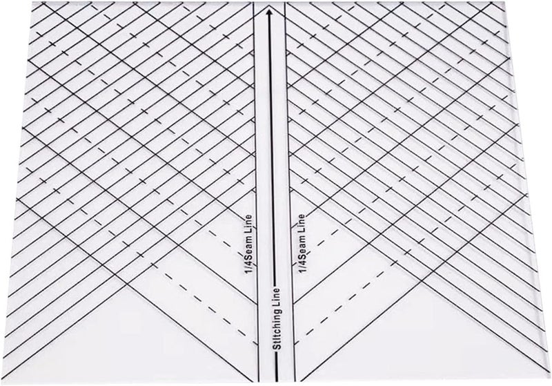 كلاراكو مسطرة مستقيمة للخياطة المقوسة المصنوعة من الأكريليك، قالب خياطة، مسطرة لماكينة الخياطة، أدوات خياطة يدوية الصنع - Image 3
