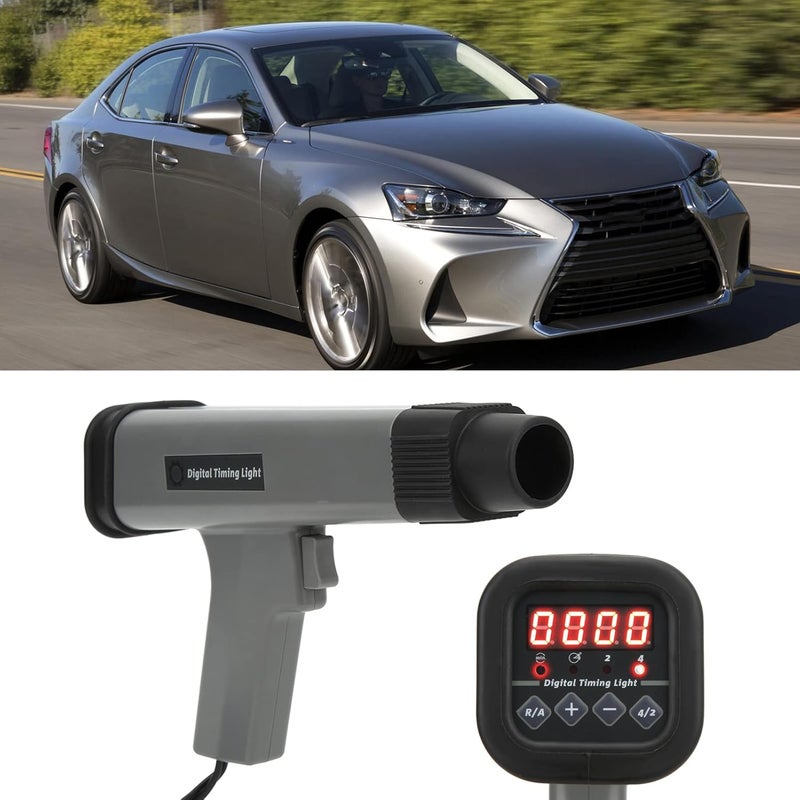 klarako Ignition Timing Light, Practical High Strength Sturdy Engine Timing Light Accurate Digital Display Ignition Timing Light for Motorcycle for Individual Boats, Saloon Cars - Image 1