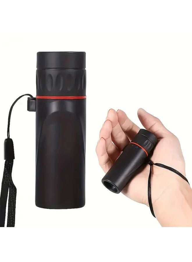 Black Mini HD Monocular Telescope for Outdoor Hunting Travel Concerts Gift - Image 3