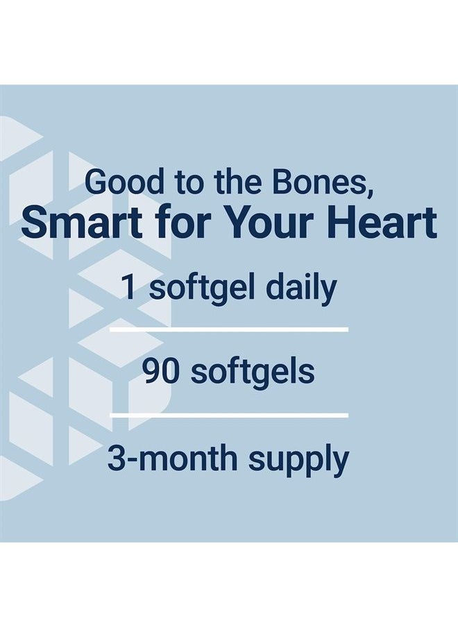 Life Extension - Super K – Vitamin K1 and Two Forms of K2 for Bone, Heart, and Arterial Health - Gluten-Free, Once Daily, Non-GMO - 90 Count (Pack of 1) - Image 1