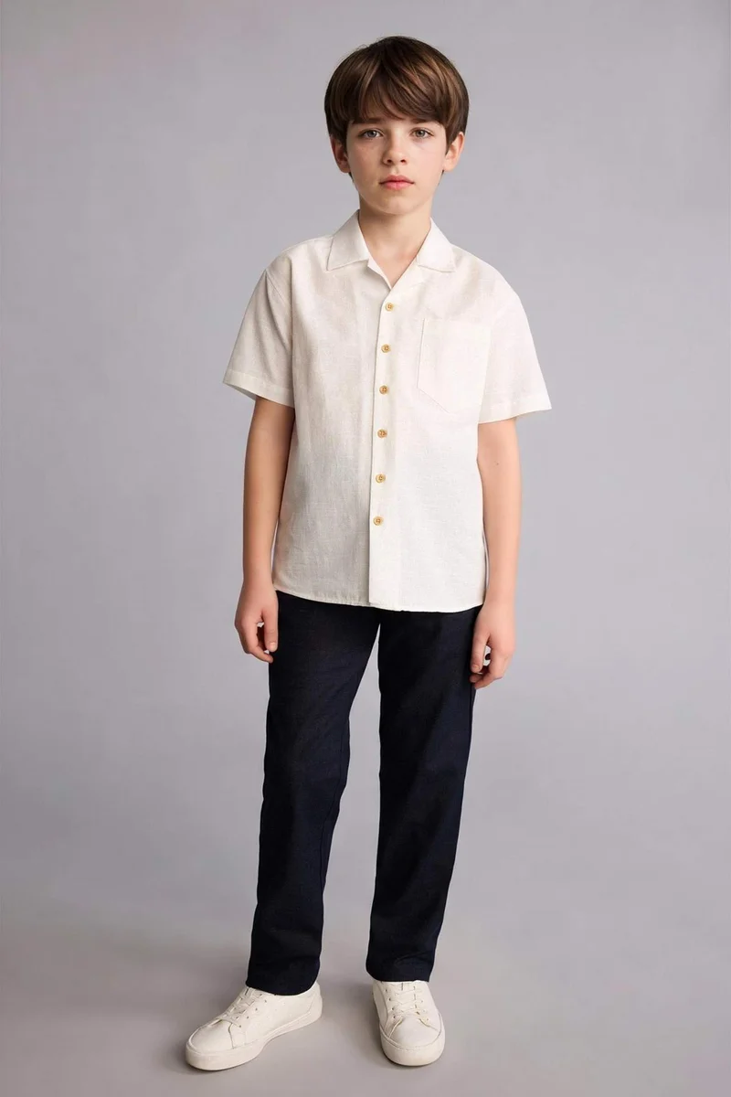 DeFacto Regular Fit Short Sleeve Shirt