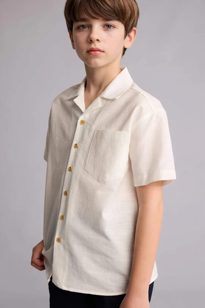 DeFacto Regular Fit Short Sleeve Shirt