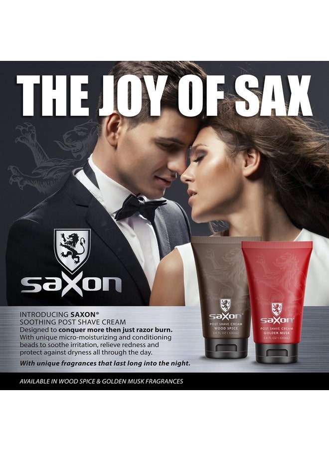 Saxon - Post Shave Cream With Micro Moisturizing And Conditioning Beads Woodspice - Image 1
