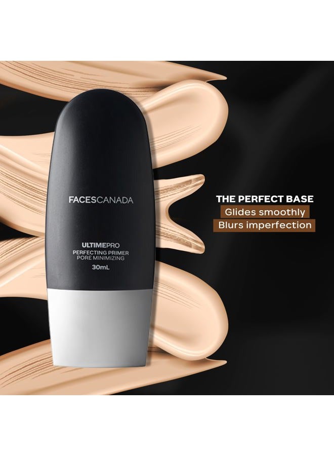Facescanada Ultime Pro Perfecting Face Primer | Lightweight & Pore Minimizing | Makes Makeup Long Lasting | Oil Free Matte Primer | 1.01 Fl oz (30ml) - Image 4