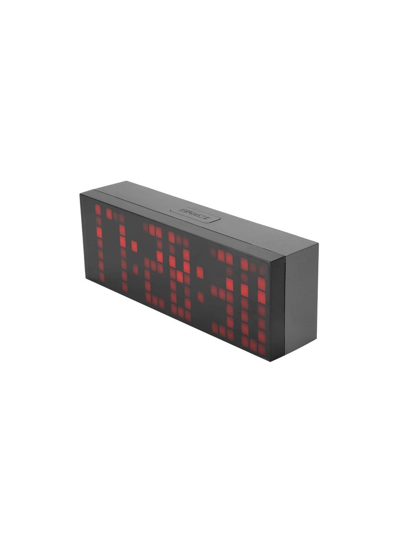 GGOOT 6 Digit Jumbo LED Digital Alarm Calendar Snooze Wall Desk Clock (red, 6-digit version)  - Image 5