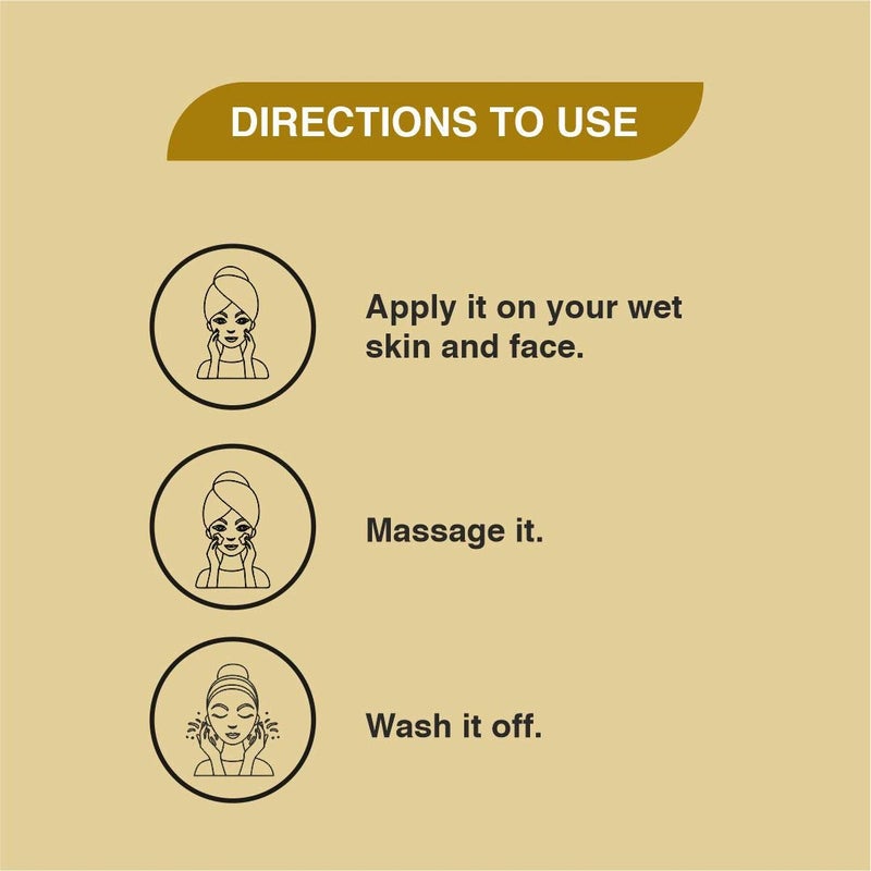 khadi veda صابون الاستحمام العميق من خادي فيدا ملتانى ميتى 100 جرام كل عبوة من 3 - Image 5