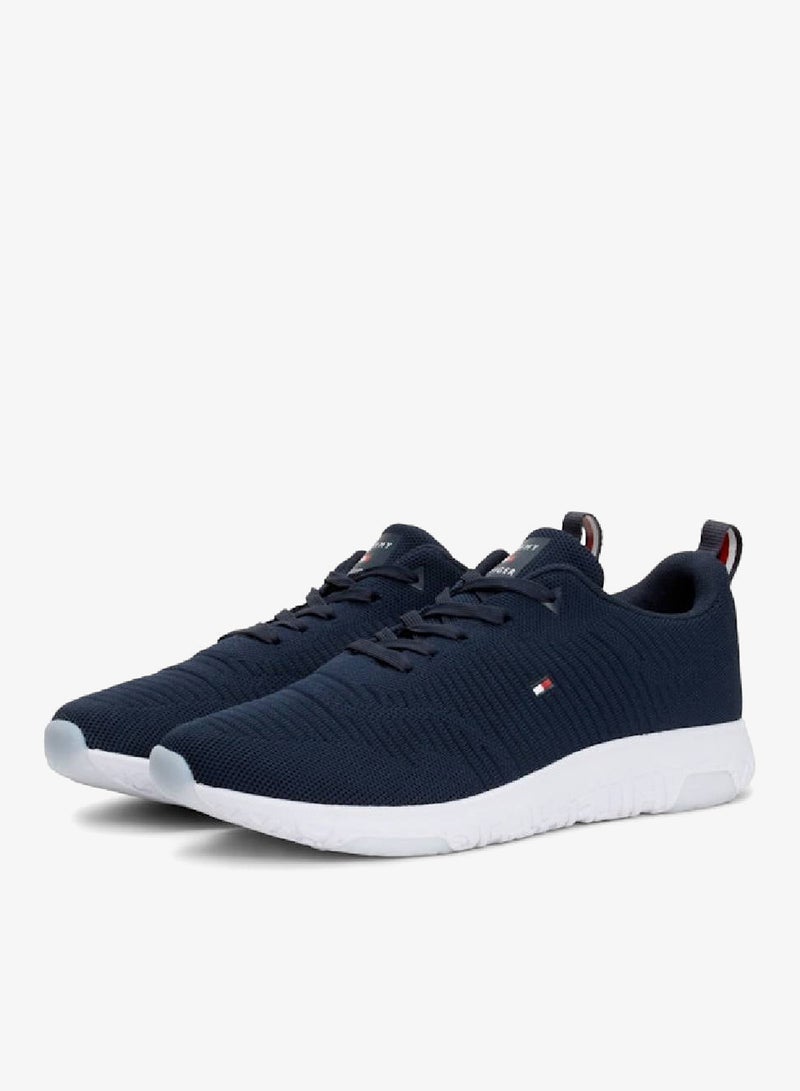 TOMMY HILFIGER Signature Knitted Sneakers - Image 3