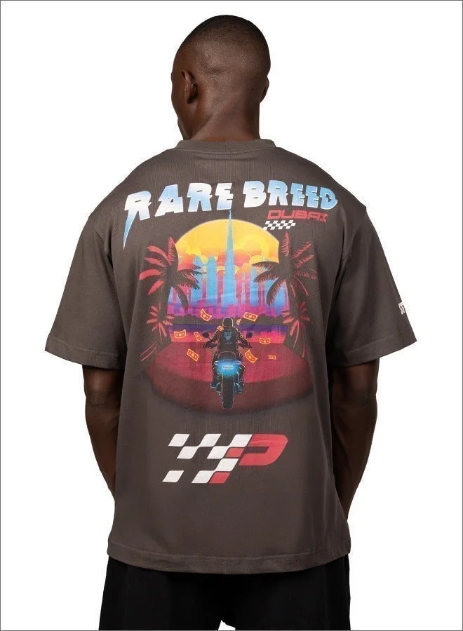 تنجيم سكواد تي شيرت فاست بريد - رمادي