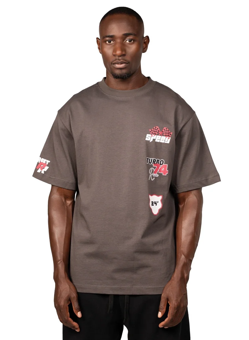 FAST BREED T-SHIRT - GREY