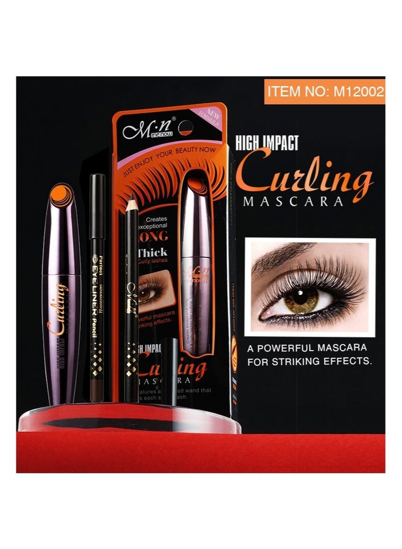 MN M12002 Curling Mascara Powerfull Mascara For Striking Effects - Image 2