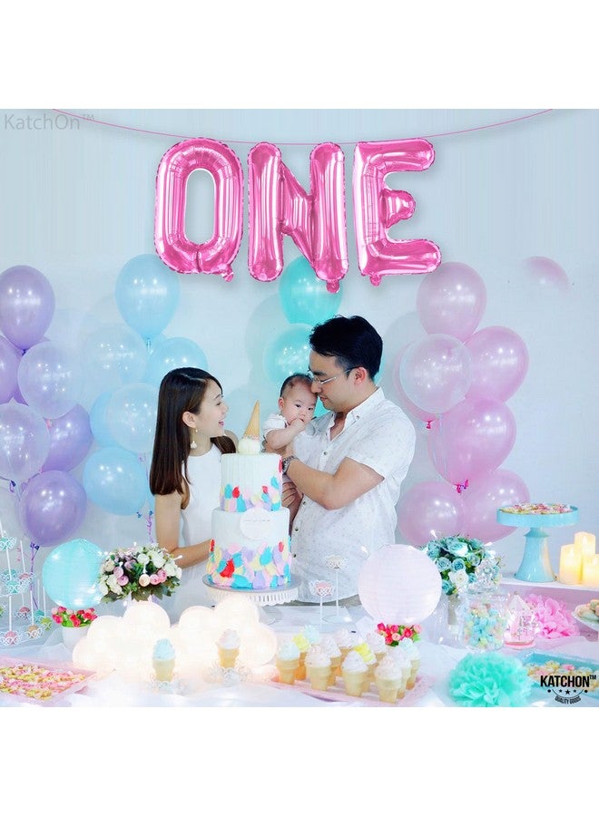 KatchOn Pink 1 Balloon (16 Inch) for First Birthday - Foil Number Balloon, Ideal for Birthday Party Decorations for Girl - Image 5