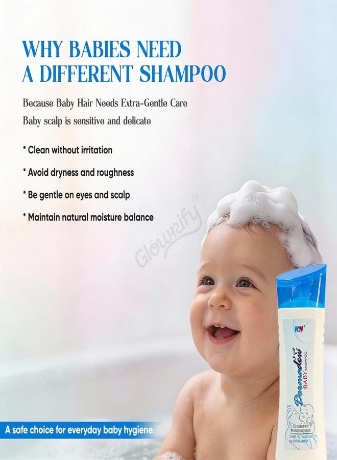 DERMADEW Baby Shampoo 80ml (Pack of 2) | Gentle Baby Hair Cleanser | Mild & Nourishing Shampoo for Soft, Clean Baby Hair | Suitable for Newborn & Baby Care - Image 5